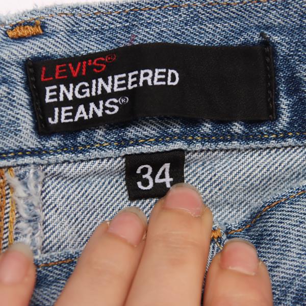 Levi's Engineered 0007 jeans denim W34 L34 uomo