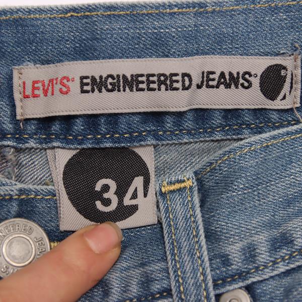 Levi's Engineered 1023 jeans denim W34 L32 uomo