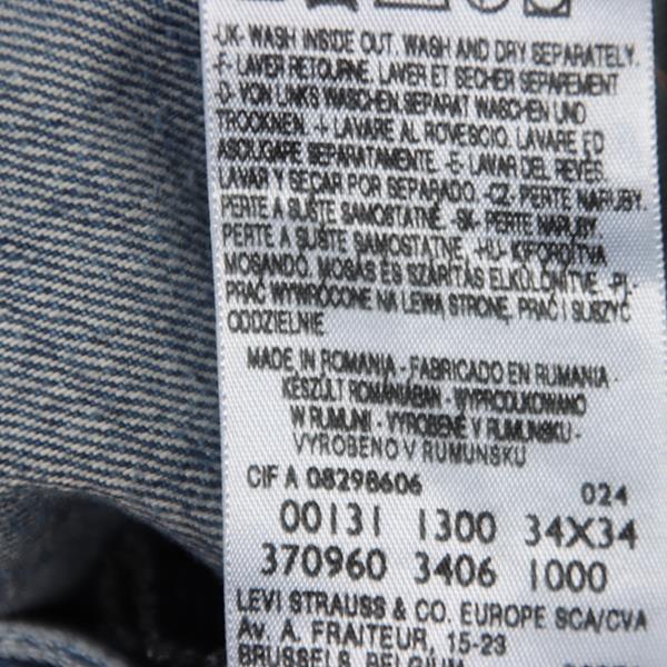 Levi's Engineered 1300 jeans denim W34 L34 uomo