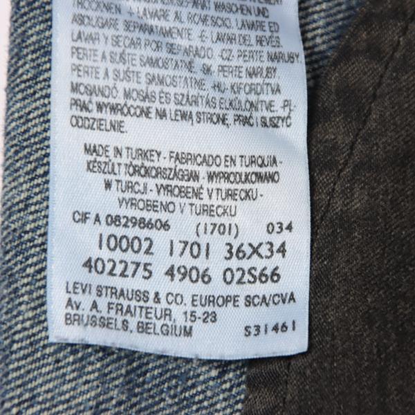 Levi's Engineered 1701 jeans denim W36 L34 uomo