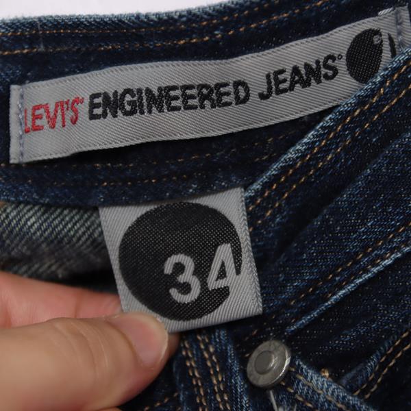 Levi's Engineered 1703 jeans denim W34 L34 uomo