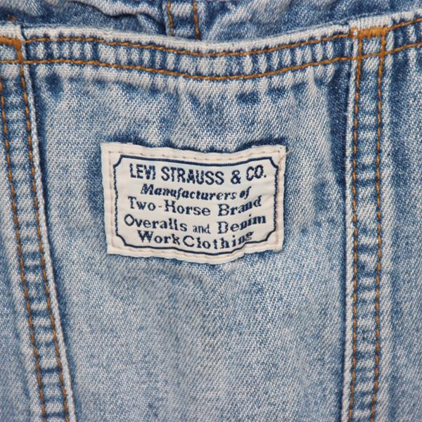 Levi's White Tab salopette di jeans denim taglia XL uomo