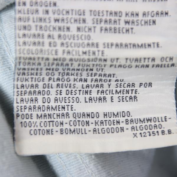 Levi's White Tab salopette di jeans denim taglia XL uomo