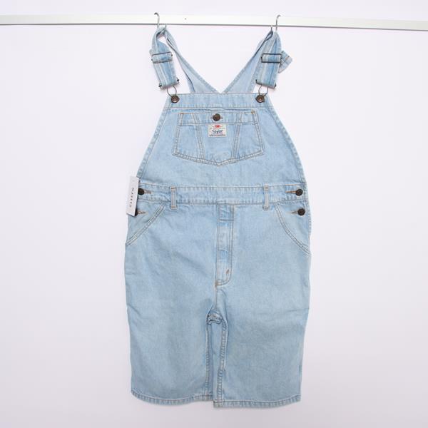 Levi's White Tab salopette di jeans denim taglia 10y bambino