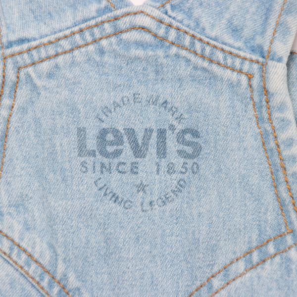 Levi's White Tab salopette di jeans denim taglia 10y bambino