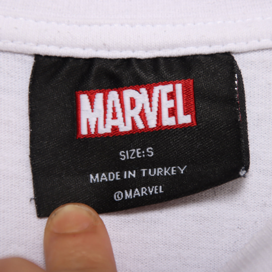 Marvel t-shirt bianca taglia S uomo