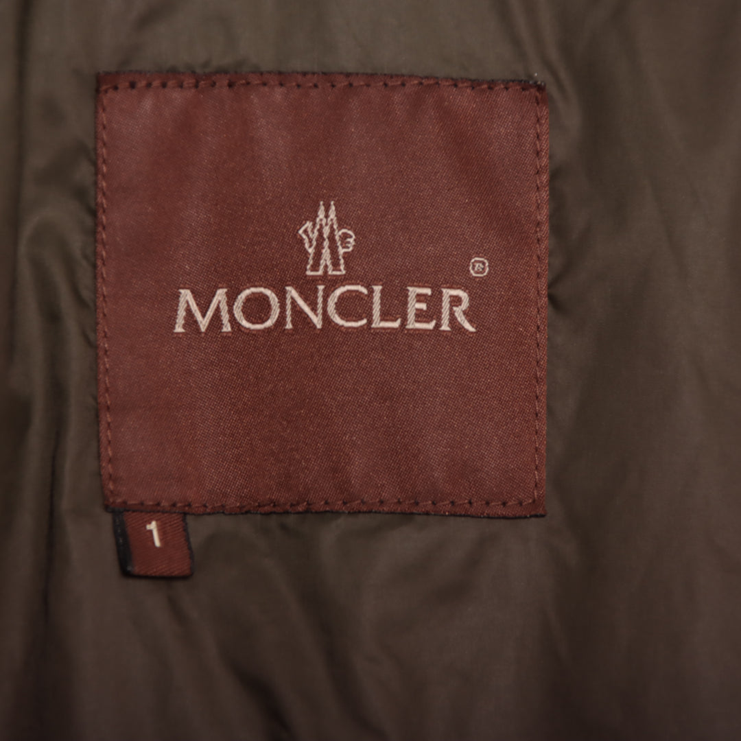 Moncler Giubbotto Verde Scuro Taglia S Unisex