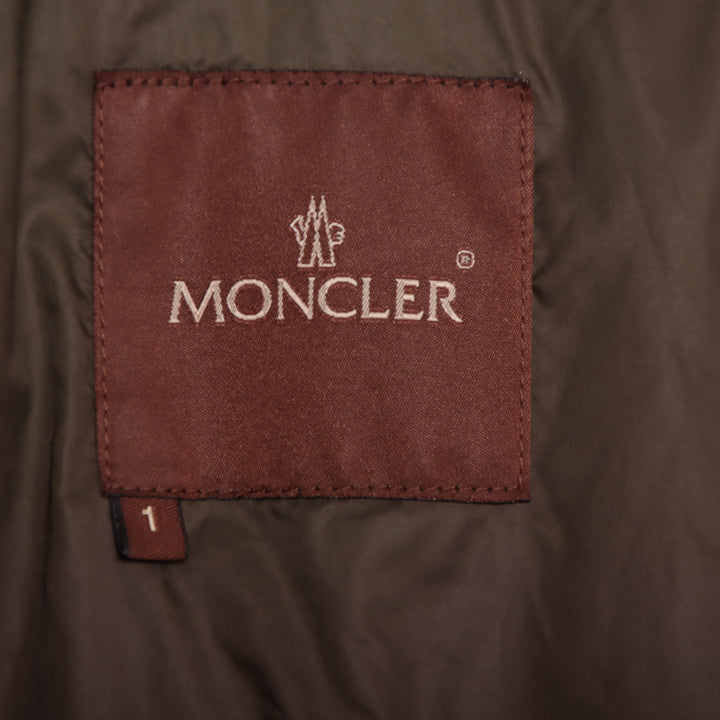 Moncler Giubbotto Verde Scuro Taglia S Unisex