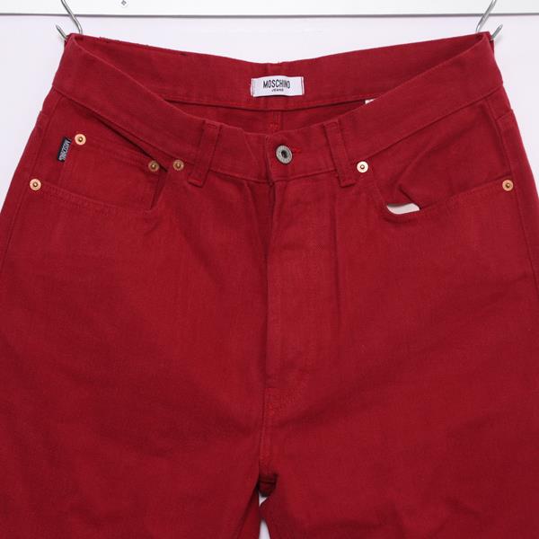 Moschino jeans rosso W33 uomo