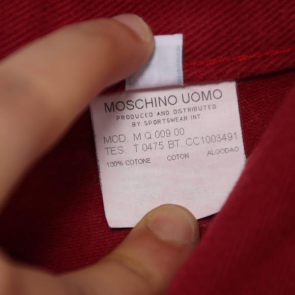 Moschino jeans rosso W33 uomo