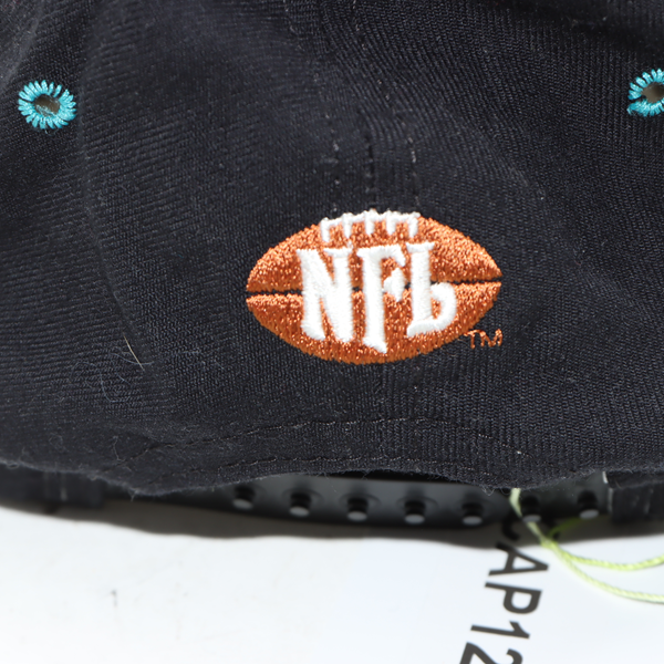 New Era NFL cappello nero e turchese unisex made in USA