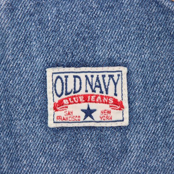 Old Navy salopette di jeans custom denim taglia L uomo