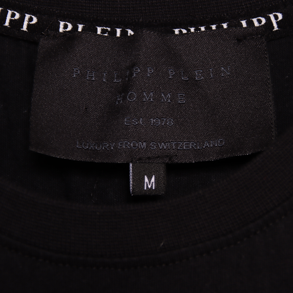 Philipp Plein t-shirt nera taglia M uomo