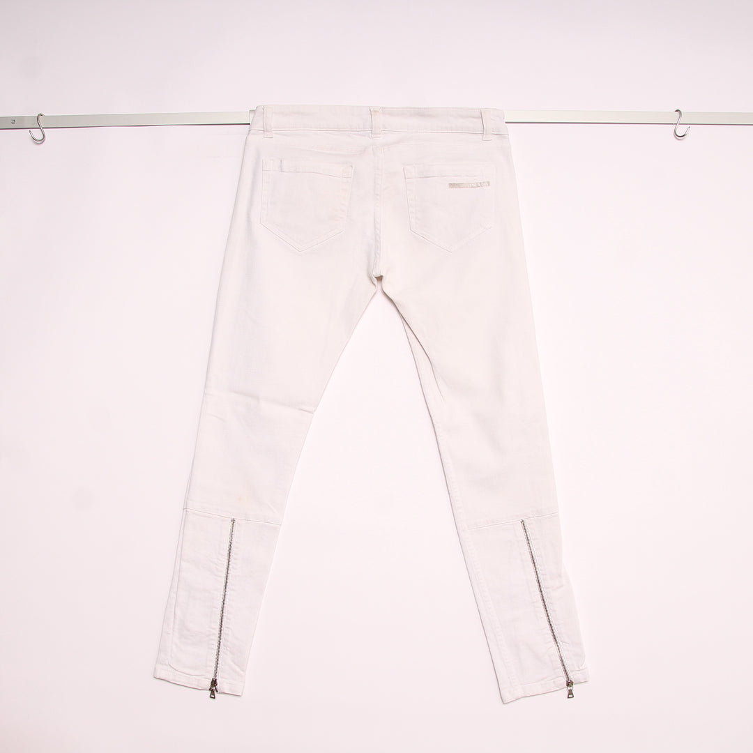 Prada Skinny Jeans Bianco W30 Donna