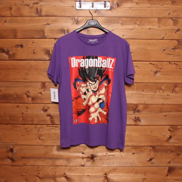 Primark Dragon Ball T-Shirt viola taglia L uomo