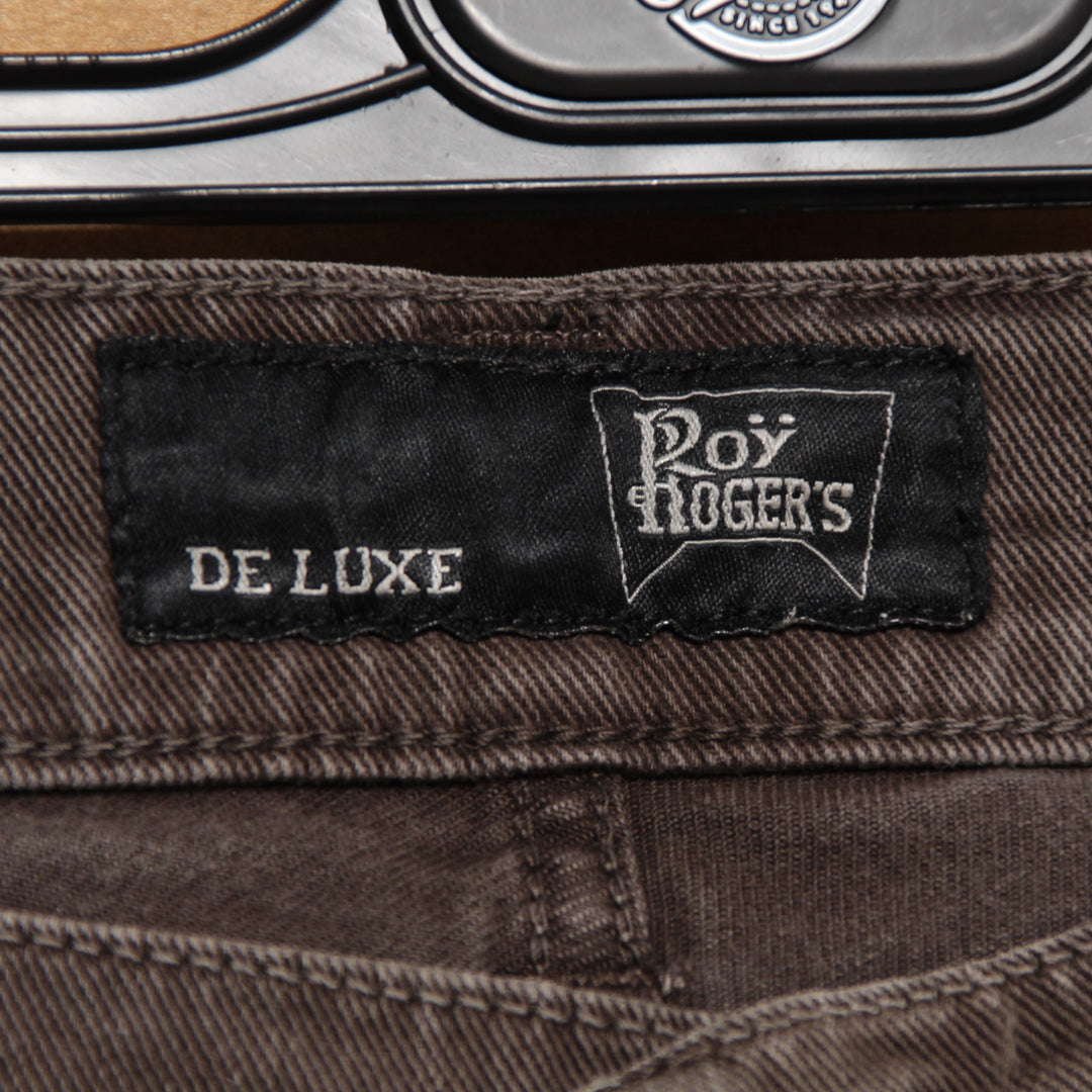 Roy Roger's Deluxe Bermuda di Jeans Nero W31 Uomo