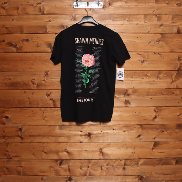 Shawn Mendes t-shirt nera taglia M unisex