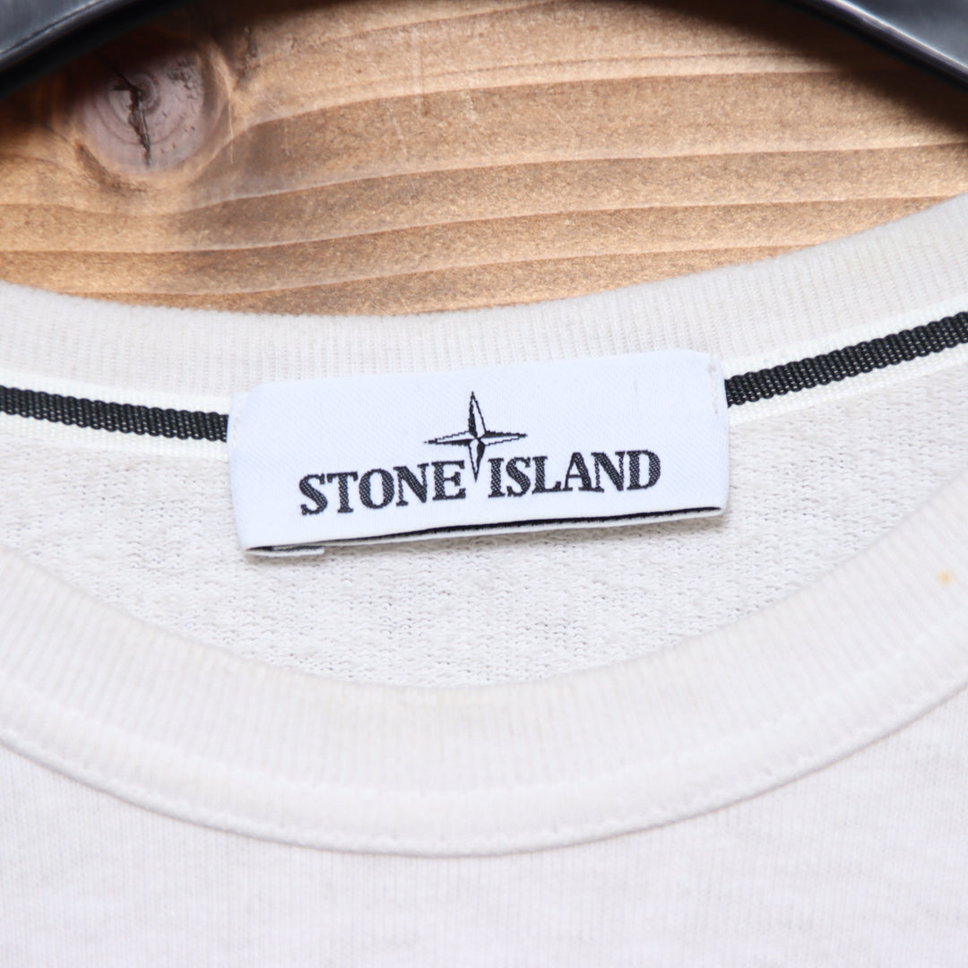 Stone Island felpa panna taglia M uomo