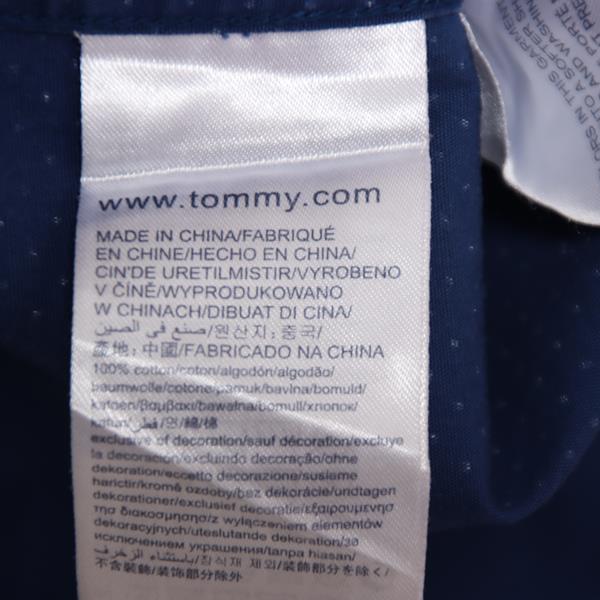 Tommy Hilfiger camicia blu a pois taglia 41 uomo