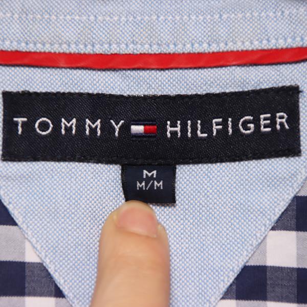 Tommy Hilfiger camicia blu e bianca taglia M uomo