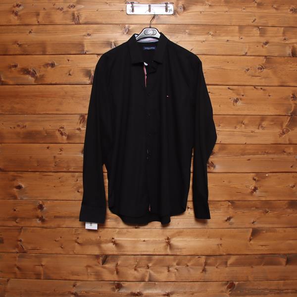 Tommy Hilfiger camicia nera taglia 3XL uomo