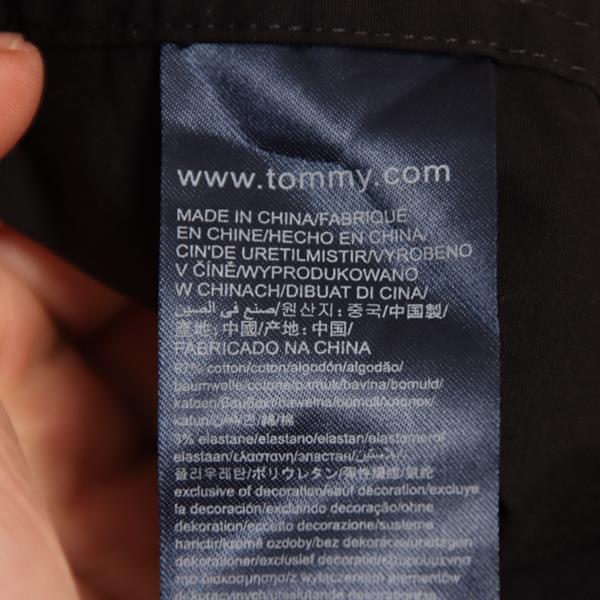 Tommy Hilfiger camicia nera taglia XL uomo