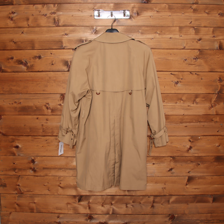 Trench Doppio Petto Beige Taglia 44 Donna