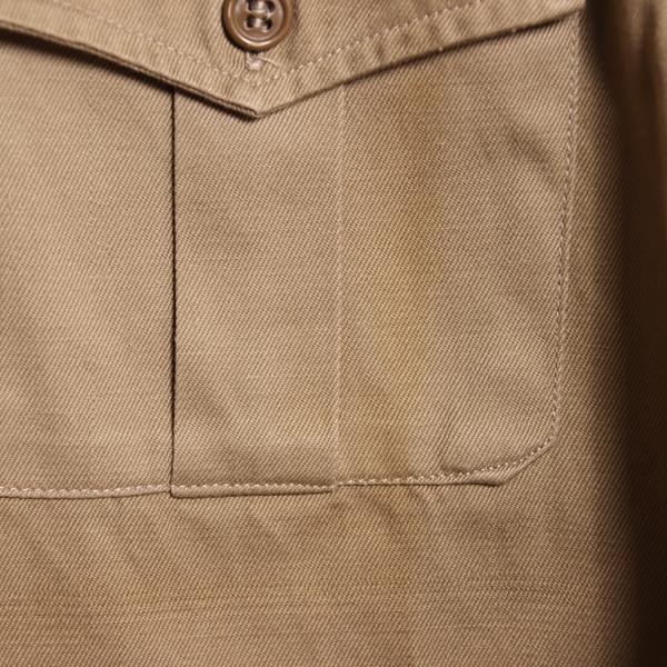 US Army camicia militare beige taglia L uomo