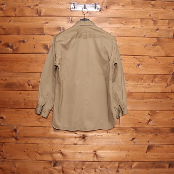 US Army camicia militare beige taglia L uomo