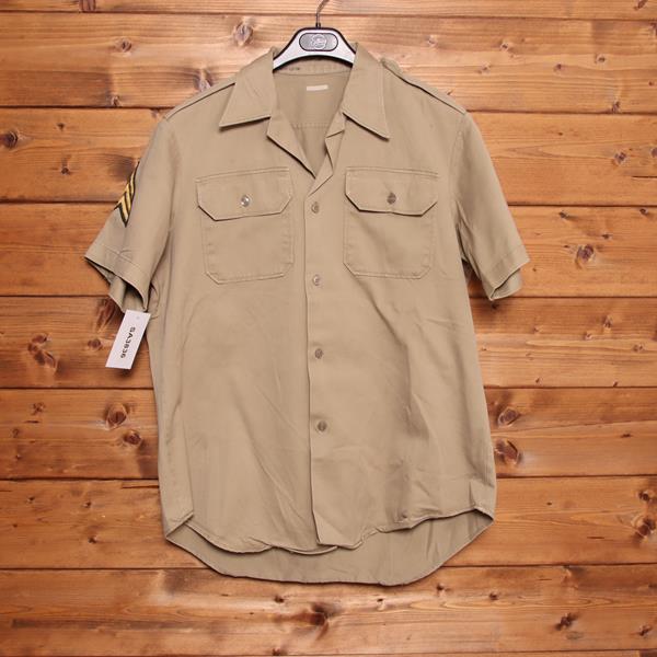 US Army camicia militare beige taglia M uomo