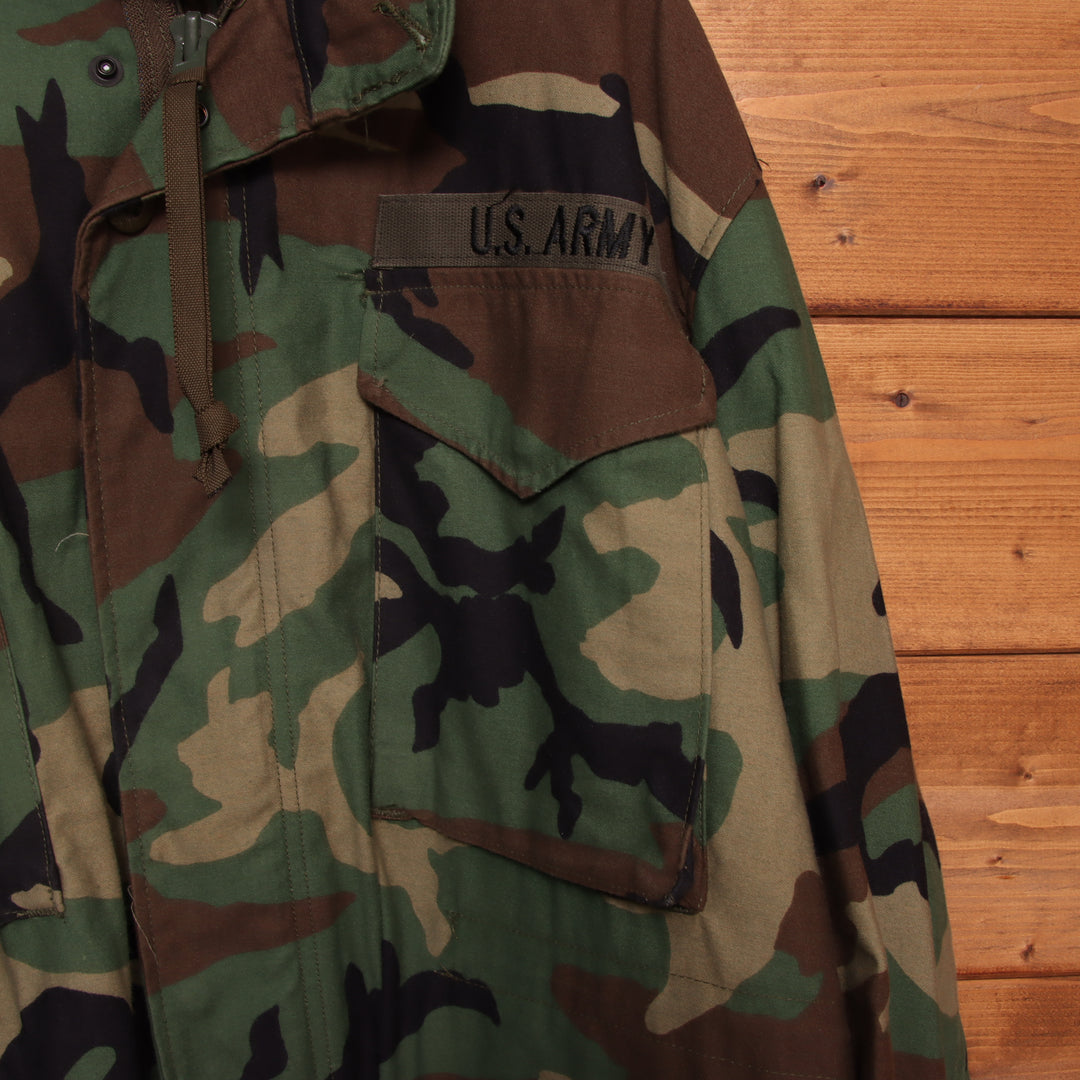 US Army giacca militare camouflage taglia M uomo