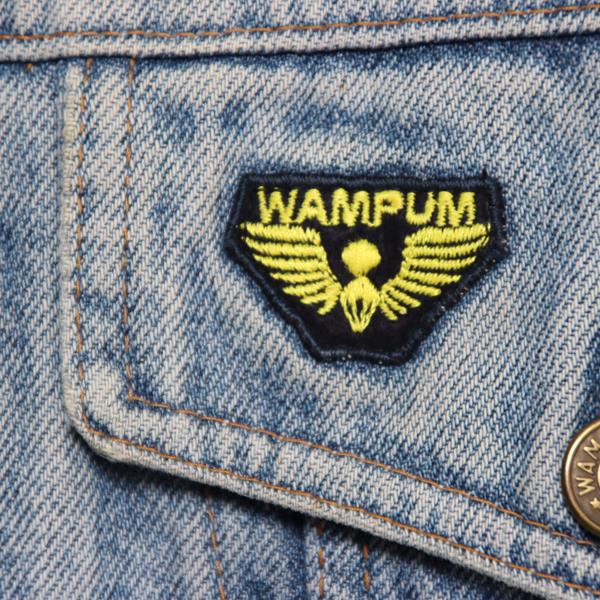 Wampum giacca di jeans vintage denim taglia M uomo