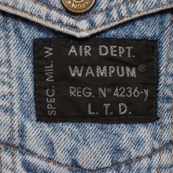 Wampum giacca di jeans vintage denim taglia M uomo