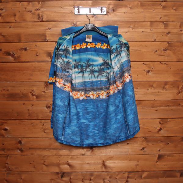 Winnie Fashion camicia hawaiana azzurra taglia M uomo made in Hawaii