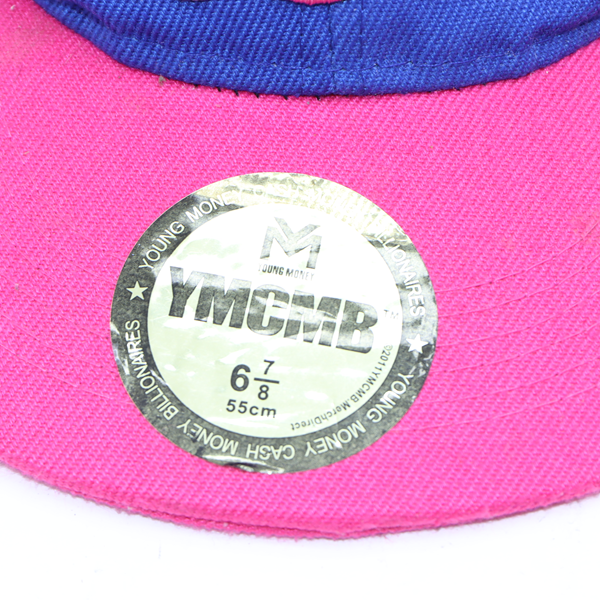 YMCMB cappello blu e fucsia unisex