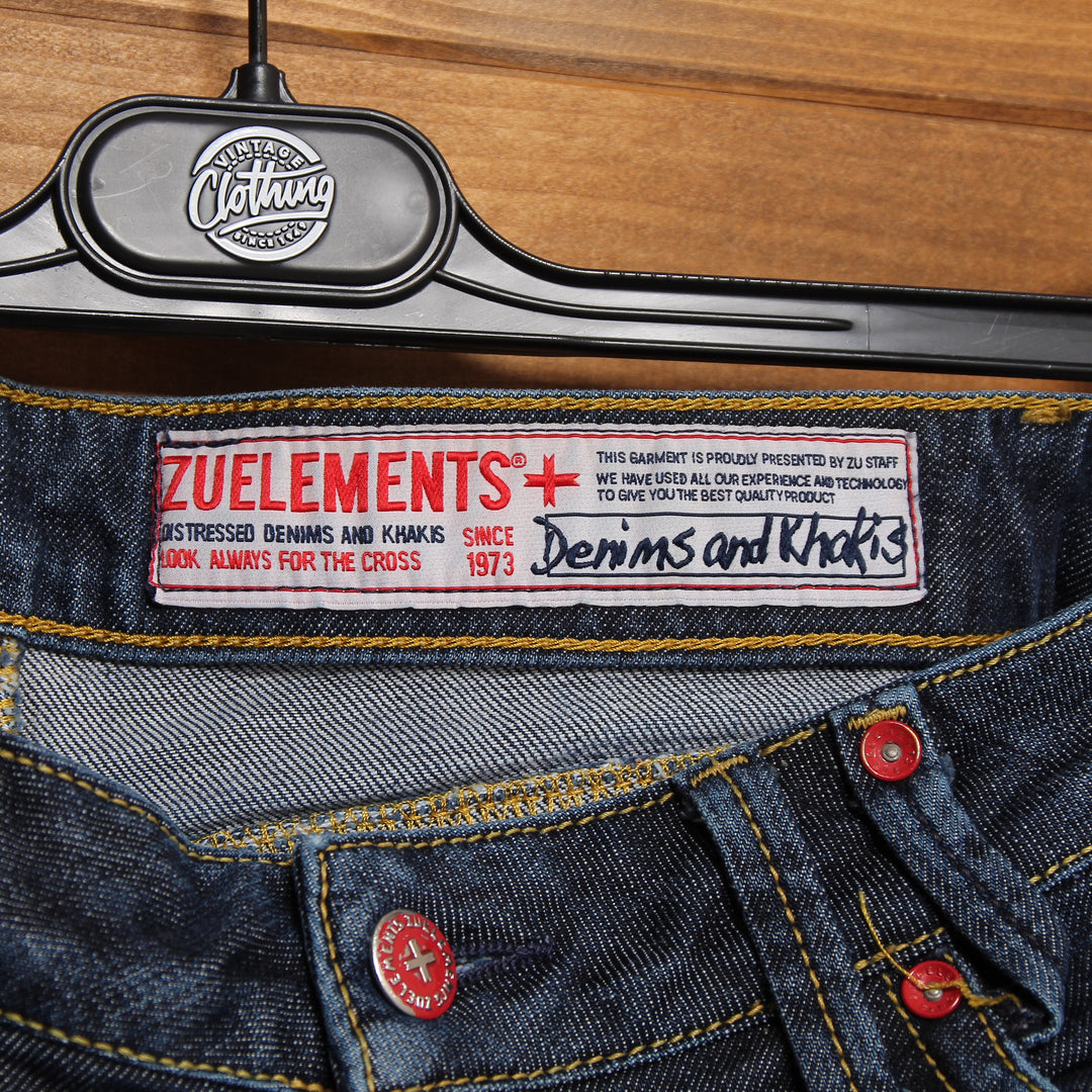 Zuelements+ Bermuda di Jeans Denim W29 Uomo