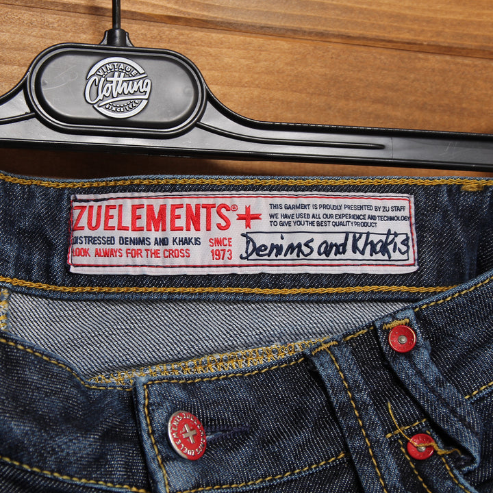 Zuelements+ Bermuda di Jeans Denim W29 Uomo