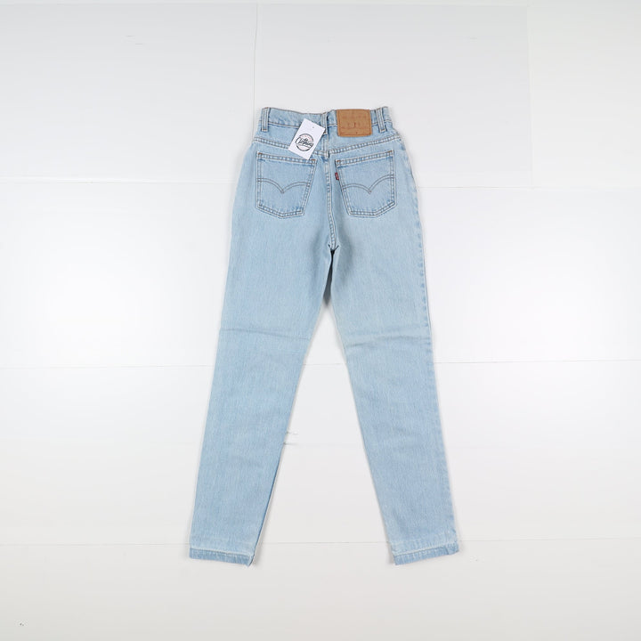 Levi's 512 Slim Fit Custom Denim Strappato Donna Vita Alta