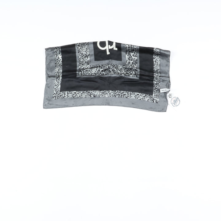 Rocco Barocco Foulard Quadrato Usato Unisex Grigio