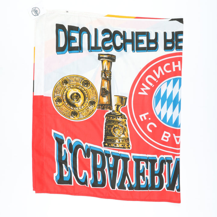 F.C Bayern München E.V. Bandiera Usato Unisex Rosso Vintage