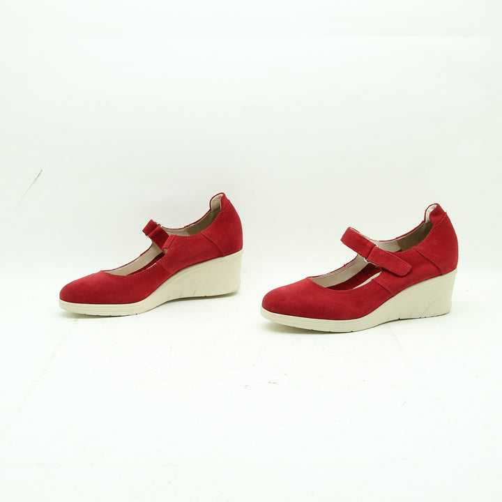 Bata Scarpa con Tacco Rossa Numero 39 Donna