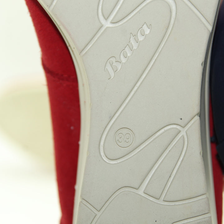 Bata Scarpa con Tacco Rossa Numero 39 Donna