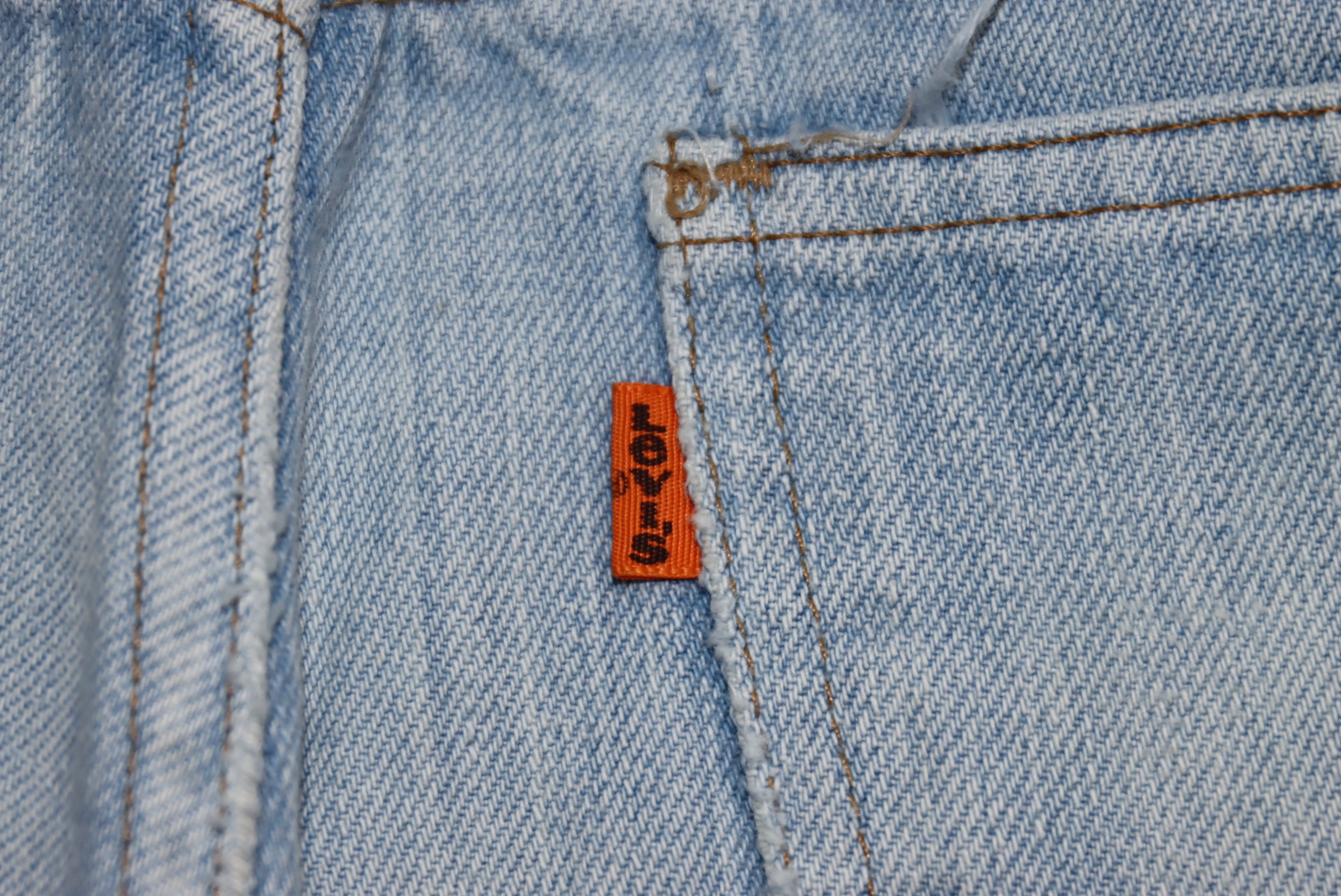 Levi's Flare Rodeo Orange Tab Vintage Jeans Denim Uomo – Vintage Clothing  Shop