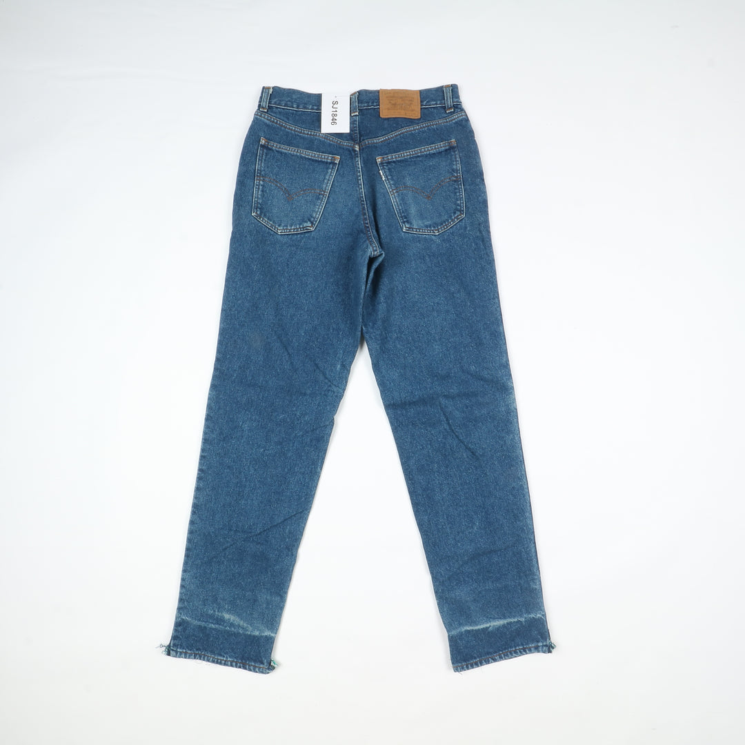 Levi's 411 Vintage Imbottito Jeans Denim W34 L35 Uomo