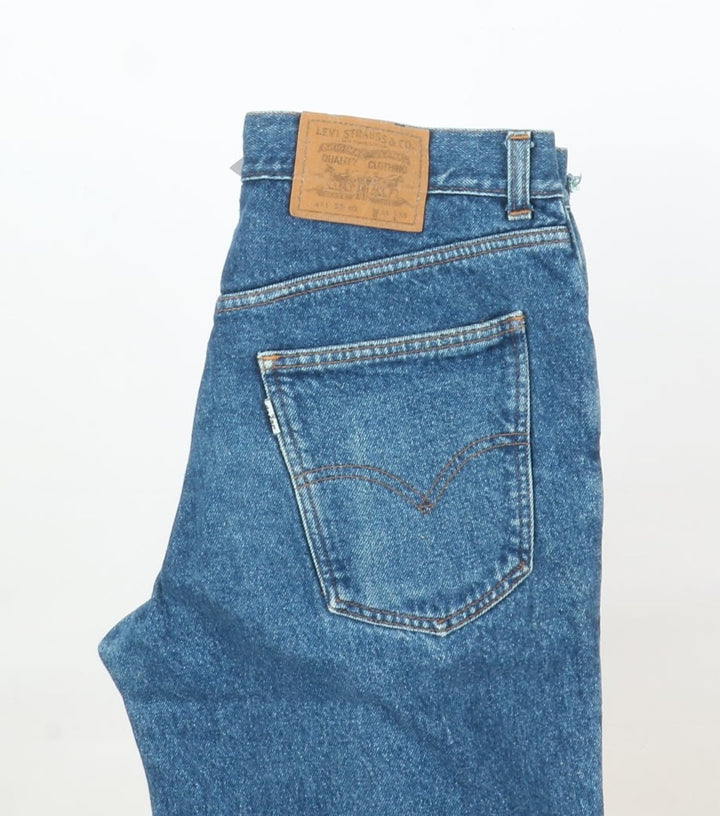 Levi's 411 Vintage Imbottito Jeans Denim W34 L35 Uomo