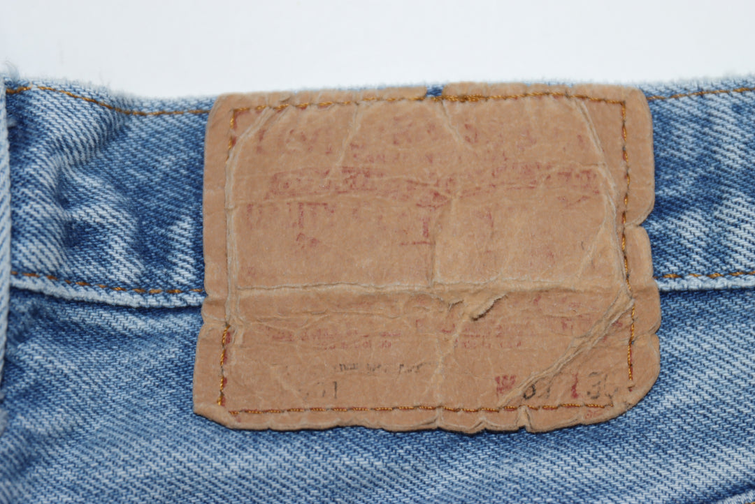 Levi's 501 Jeans Denim W33 L36 Uomo Made in USA