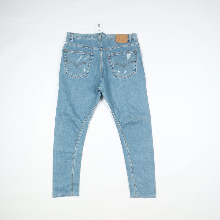 Levi's 505 Regular Fit Custom Jeans Denim W40 L32 Uomo