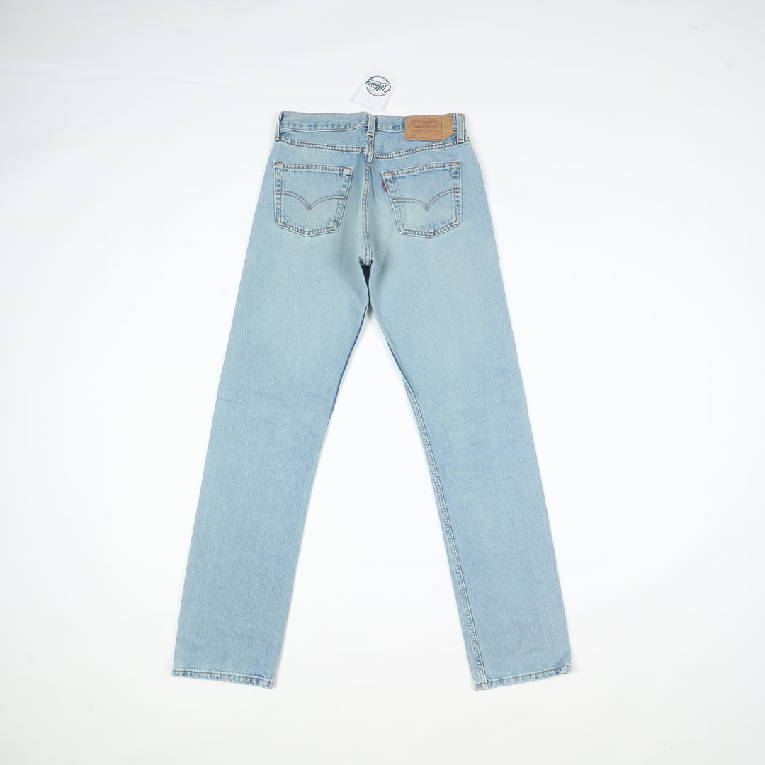 Levi's 501 Jeans Denim W30 L34 Uomo Made in USA