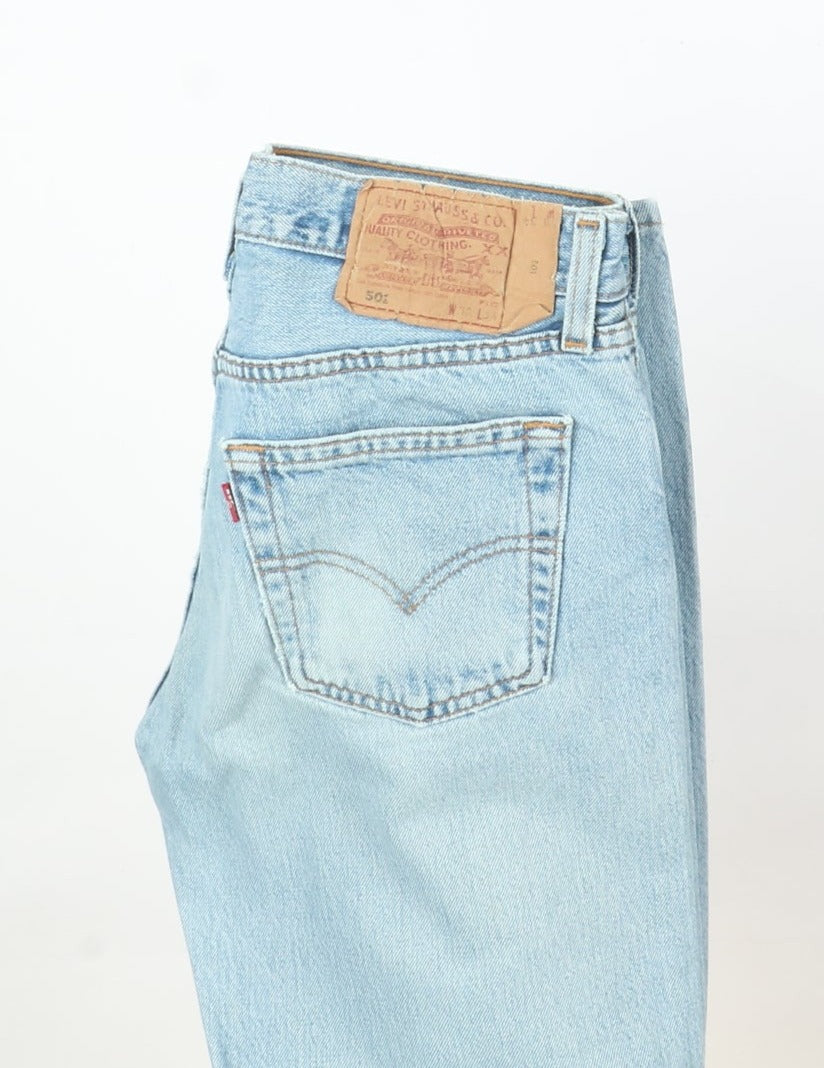 Levi's 501 Jeans Denim W30 L34 Uomo Made in USA