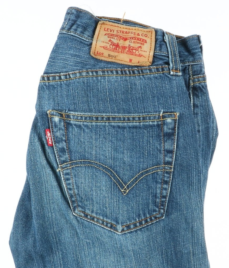 Levi's 501 Rivets 1947 Jeans Vintage Denim W28 L34 Unisex Vita Alta Limited Edition